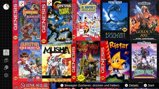 SEGA Mega Drive - Nintendo Switch Online + Expansion Pack - games and menu смотреть онлайн