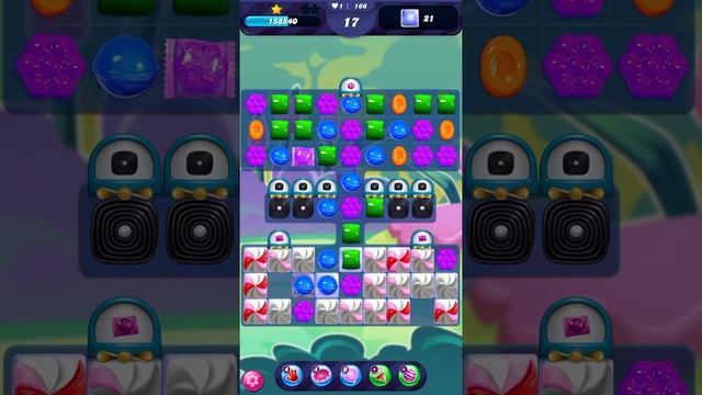 Candy Crush Saga Level 166 - No Boosters смотреть онлайн