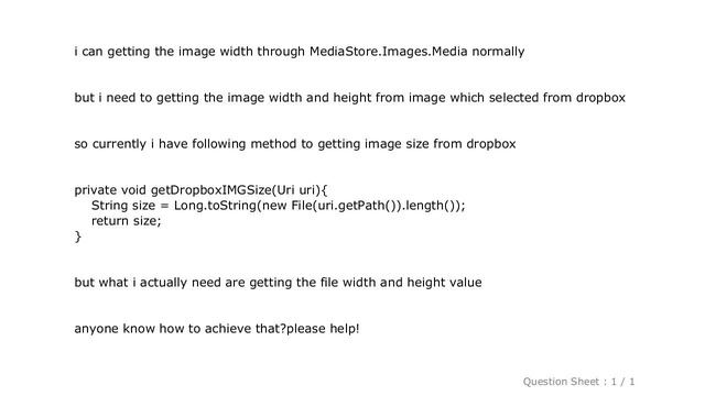 Android : can i get image file width and height from uri in android? смотреть онлайн
