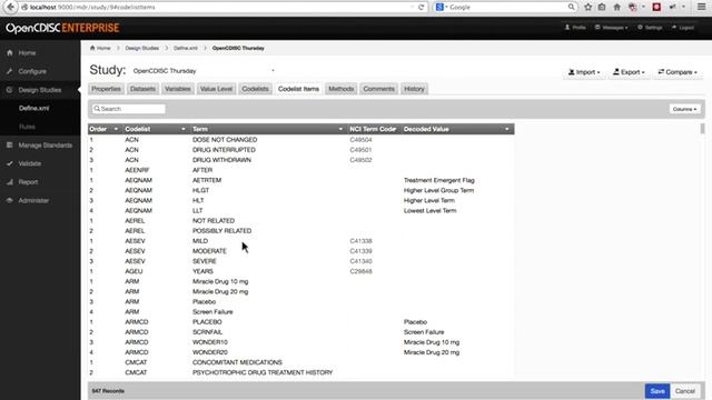 Creating Define.xml 2.0 with OpenCDISC смотреть онлайн