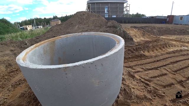 Загородный дом из газобетона, часть 8. Колодец на участке / Проект 17