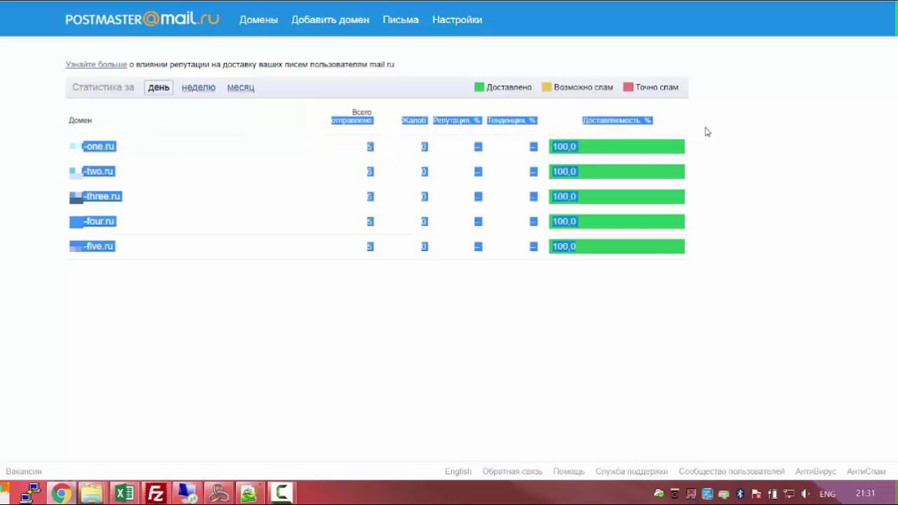 Прогрев серверов с помощью Zennoposter. Рассылка писем