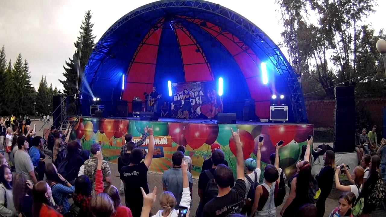 Тест звука Amkov 7000s, Концерт памяти Цоя, Красноярск 2016 смотреть онлайн