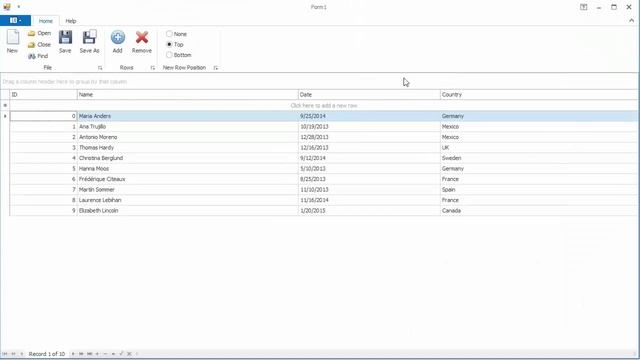 DevExpress WinForms Grid: Add or Remove Rows смотреть онлайн