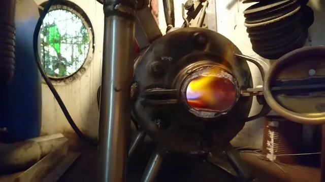 Делаю газовый горн. Часть третья запуск. смотреть онлайн