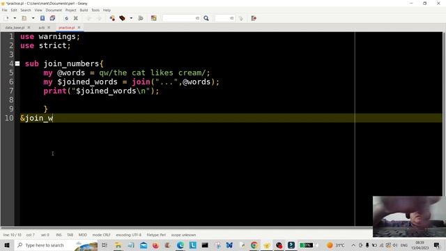 Perl Programming - Join Array String & Numbers 2023 смотреть онлайн