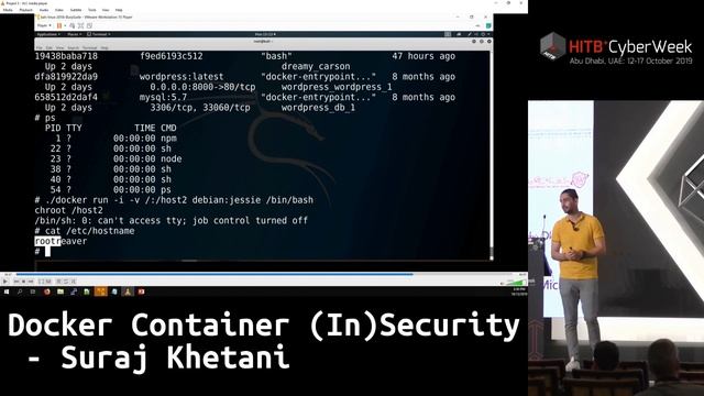 #HITBCyberWeek #CommSec Docker Container (In)Security - Suraj Khetani смотреть онлайн