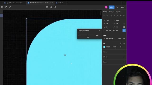 How to create a Squircle(Apple's square circle) in Figma смотреть онлайн