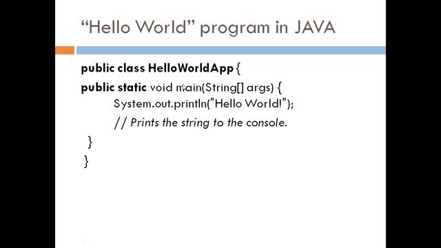 Introduction to JAVA(history, features bytecode ,jvm, hello world) | Lesson - 1 | Java in Hindi смотреть онлайн