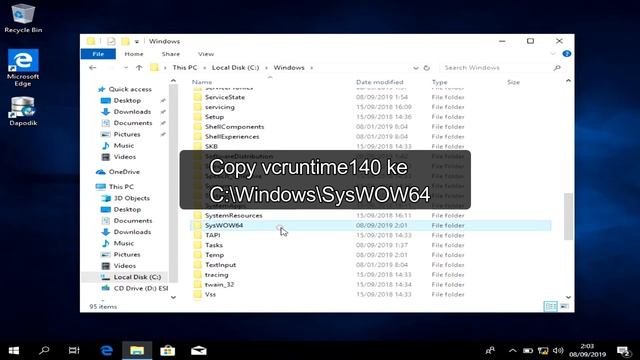 Mengatasi error vcruntime 140.dll Saat Install Dapodik 2020 смотреть онлайн