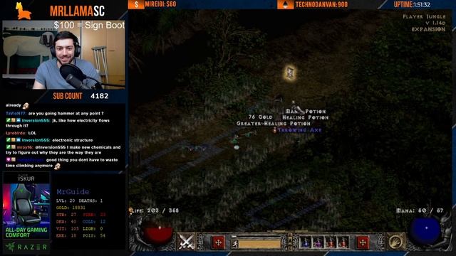 Diablo 2 - 100% Quests/Waypoints Zealot playthrough! смотреть онлайн