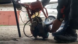 Замена катушки на бензопиле дружба