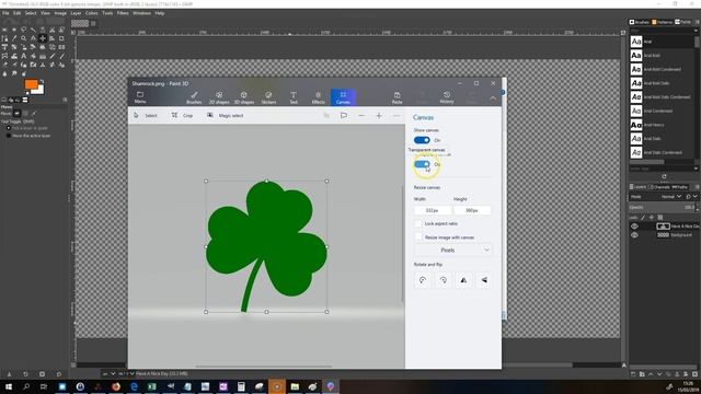 Gimp 2019: Tutorial On How To Paste A PNG Into Another PNG or JPEG смотреть онлайн