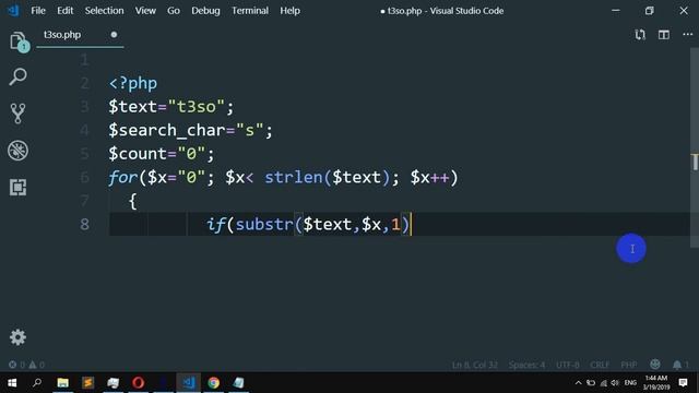 How to Count a specified characters in a string in PHP смотреть онлайн