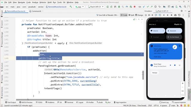 Android Services - Example смотреть онлайн