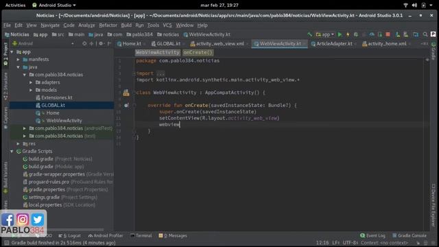 Curso Android con Kotlin: Ejercicio practico - Aplicación de noticias - VIII #25 смотреть онлайн