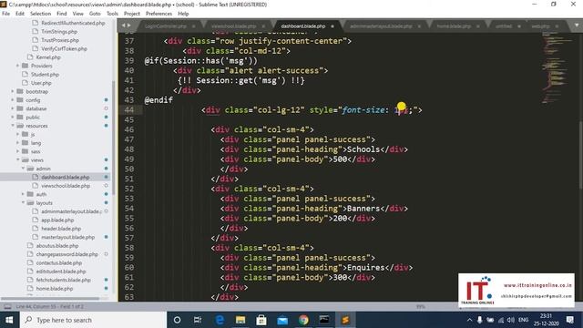 Laravel with project | Laravel User Login and Admin Login Multi Auth | Laravel Project Part -13 смотреть онлайн
