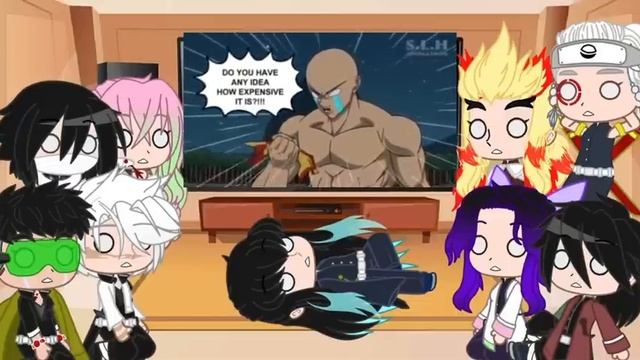 Hashira React To Saitama In Demon Slayer
