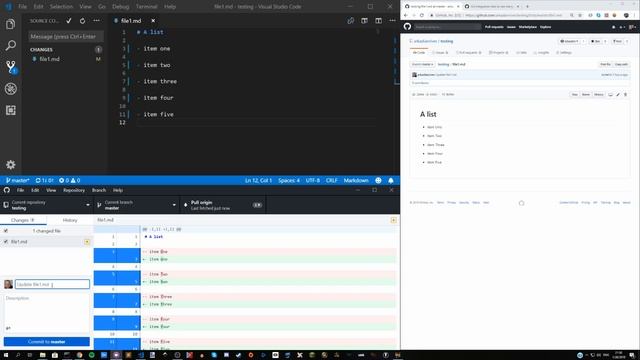 VS Code and Git (and Github Desktop) смотреть онлайн