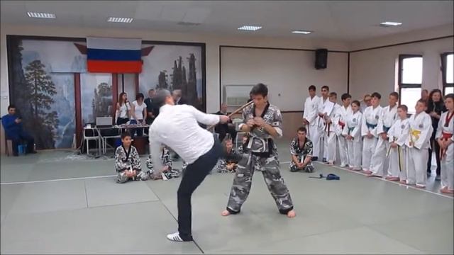 Хапкидо Фрагмент показательных выступлений в Будокане г Краснодар смотреть онлайн