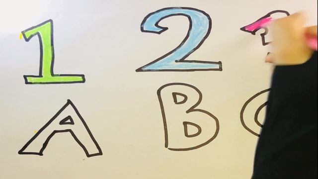 Bolalar uchun raqamlar va alifbo harflar chizish Рисуем цифры и буквы алфавита для детей Drawing смотреть онлайн