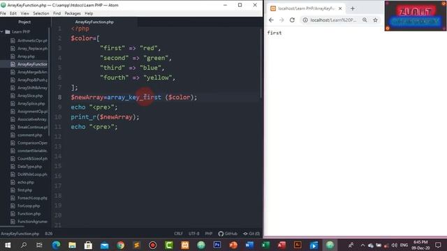 How to Learn about PHP Array Key Function Part-46 by Zain Ul Abideen IIT Chakswari смотреть онлайн