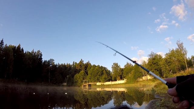 Ловля окуня на ультралайт в сентябре! смотреть онлайн