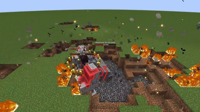 REDSTONE MONSTROSITY vs 100 BOSS MOBS смотреть онлайн