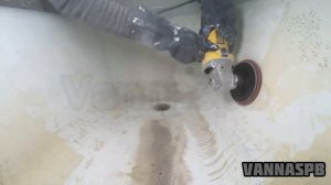 Подготовка поверхности ванны. Реставрация ванн. Жидкий акрил.