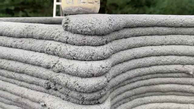Как 3D принтер укладывает бетон смотреть онлайн