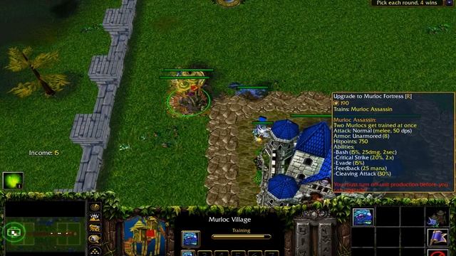 Warcraft 3 Castle Fight : Naga Builder -CC Mode (Oracle Of Sirens) смотреть онлайн
