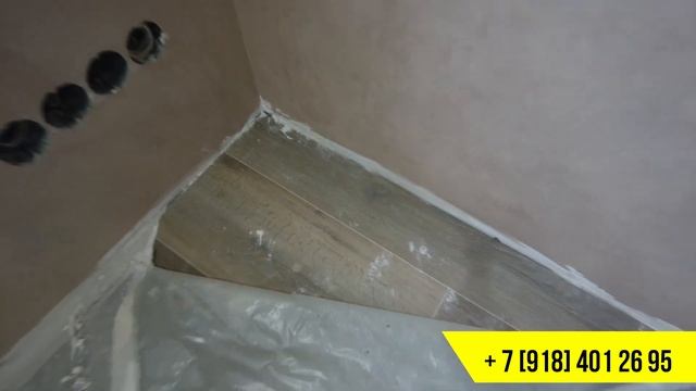 Ремонт квартиры - студии 33 кв/м покраска аксамитом ЖК Кватро Сочи смотреть онлайн