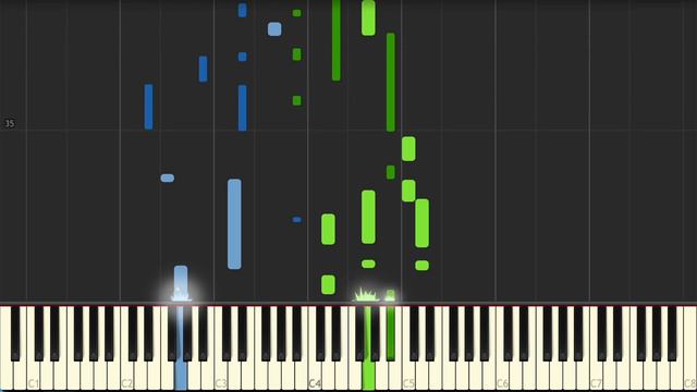 Lady In Red Synthesia Piano смотреть онлайн
