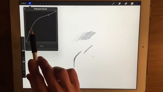 Procreate tutorial: Apple Pencil pressure curve and sensitivity settings смотреть онлайн