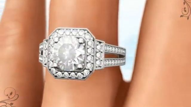 Vanna K Diamond Engagement Ring - Style # 18R70DCZ 2 смотреть онлайн