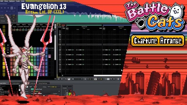 The Battle Cats - Evangelion theme 5 (Unit 13 Strikes! ) [chiptune arrange] смотреть онлайн