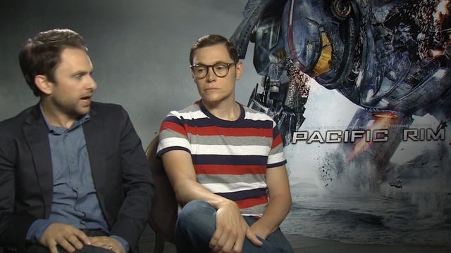 Charlie Day and Burn Gorman Pacific Rim Interview смотреть онлайн