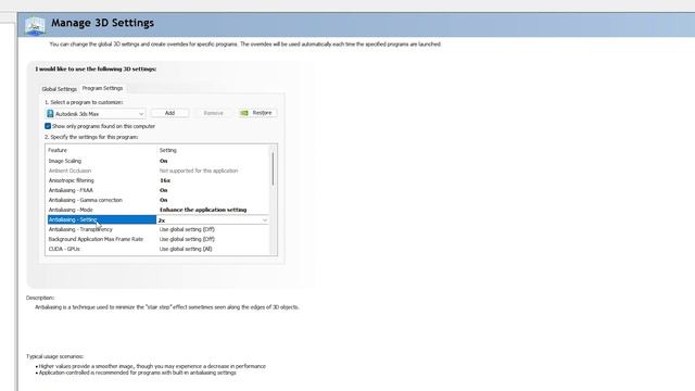 Best NVIDIA Control Panel SETTINGS For AUTOCAD 3ds MAX | FixAutocad 3DS Max Not Using GPU To RENDER