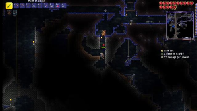 NEW Blade Of Grass & Search For The Goblin Tinkerer - Terraria Episode #13