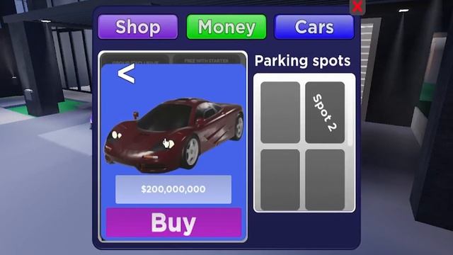 ? РАЗРАБЫ СОШЛИ С УМА! Купил НОВЫЙ *MCLAREN F1* за 200 МИЛЛИОНОВ в Mega Mansion Tycoon в Роблоксе! смотреть онлайн