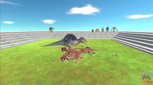 Carnivore Dinosaurs vs Infernals - Animal Revolt Battle Simulator