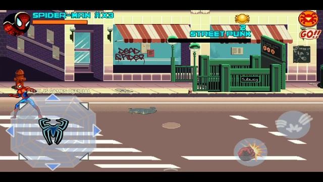 Spider-Man: Toxic City Game 2D Apk Android Gameplay смотреть онлайн
