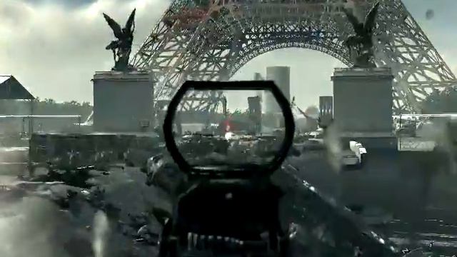 Падение Эйфелевой Башни Modern Warfare 3