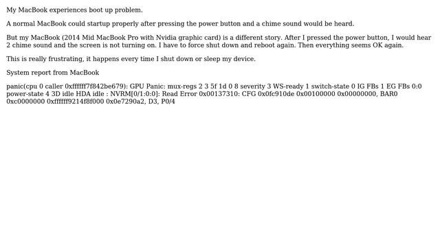 Apple: 2014 MacBook does not boot; 2 chimes смотреть онлайн
