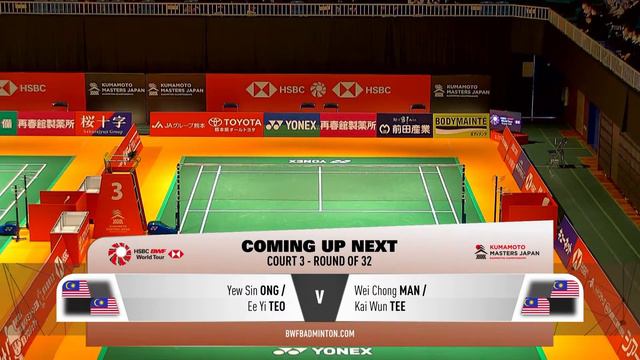 Kumamoto Masters Japan 2023 | Day 1 | Court 3 | Qualification/Round of 32 смотреть онлайн