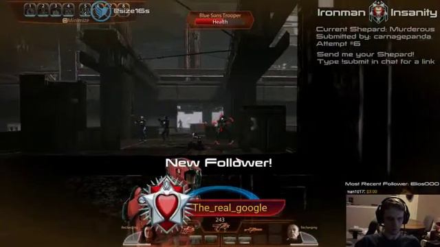 Mass Effect 2: Ironman Insanity - Murderous - Grunt's Recruitment смотреть онлайн