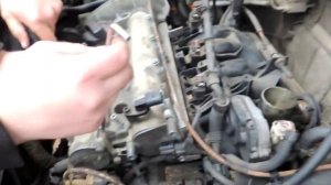 Замена клапанов после обрыва ремня ГРМ Golf 4