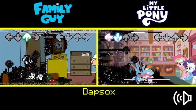 FNF' Darkness Takeover-Pibby Family Guy Vs Pibby My Little Pony|Darkness Is Magic V1(Loyalty Lunacy