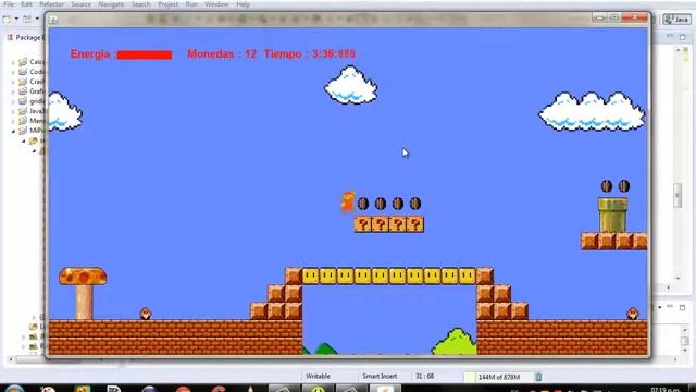 Juego de Super Mario bros (Programado en Java + eclipse); смотреть онлайн