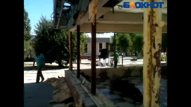 Продолжение демонтажа "Террасы" после пожара в Волжском смотреть онлайн
